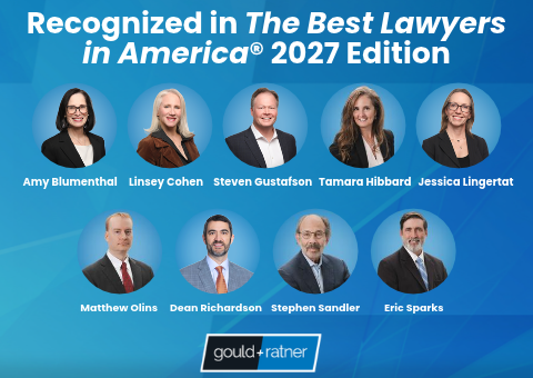 Nine Gould & Ratner Lawyers Recognized in the 2027 Edition of The Best Lawyers in America®