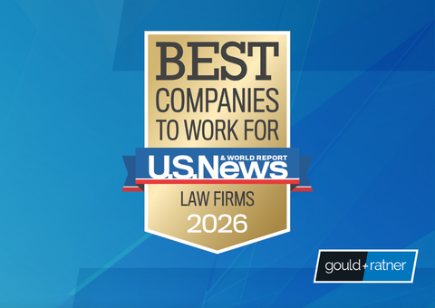 Gould & Ratner Earns Workplace Recognition Among U.S. Law Firms from U.S. News & World Report 