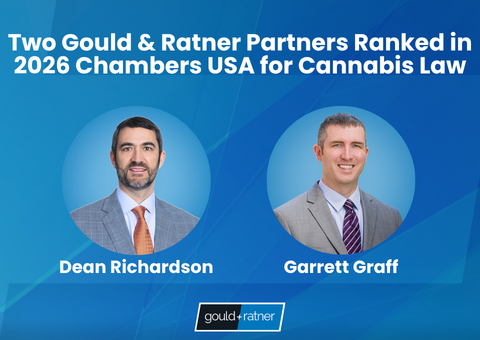 Dean Richardson and Garrett Graff Ranked in 2026 Chambers USA for Cannabis Law